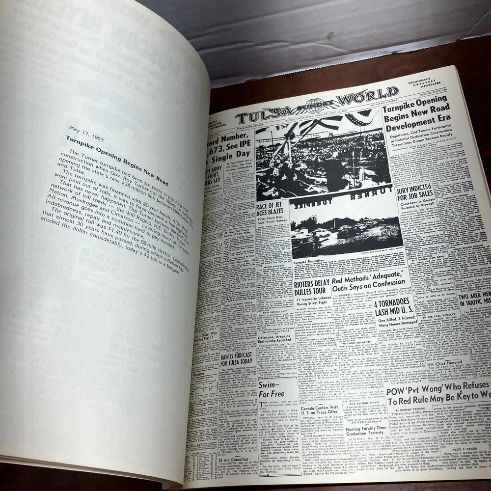 History in Headlines Tulsa World 1982 Oklahoma Newspaper Front Pages Compilation